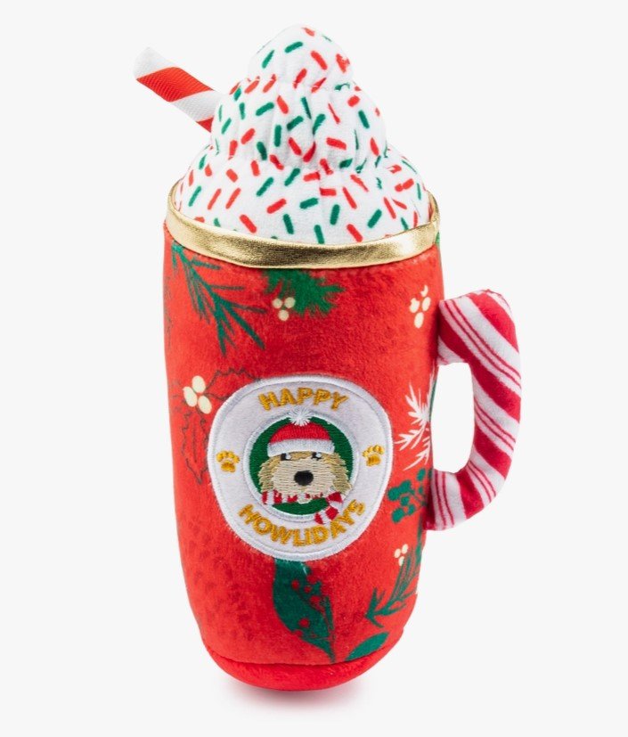 Howliday Cheer Mug Christmas Dog Toy - Gideon and Sadie Posh Dogs