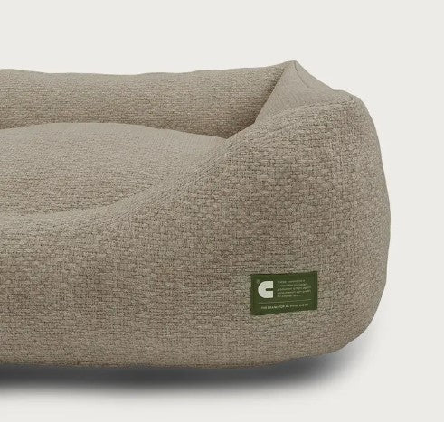 Snozy Recycled Plastic Bottle Dog Beds (Beige) - Gideon and Sadie Posh Dogs